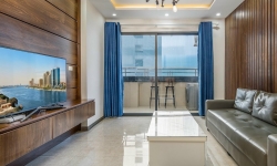 Mường Thanh Apartment Красивый балкон с видом на внешний пейзаж,