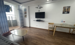 Mường Thanh Apartment Красивый балкон с видом на внешний пейзаж,