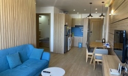 Mường Thanh Apartment Чистый туалет с плавным потоком воды,