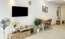 Gold Coast Nha Trang Bếp có bát đũa xoong nồi chảo,